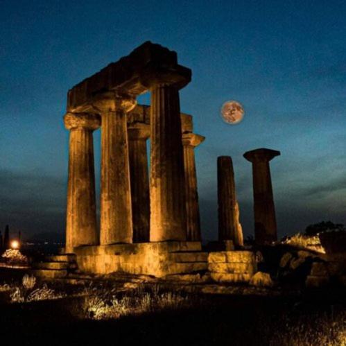 Aνεξάρτητη Παραδοσιακή Πέτρινη Κατοικία Corinth Exteriér fotografie